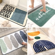 플루마 욕실 화장실 주방 현관 발매트 발닦개 러그 매트, 모던 24