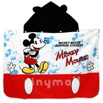 쭈bapha_디즈니 미키마우스 후드 담요 780844 미니 예쁜 무릎 사무실 캐릭터 학생 여행♥LtMS