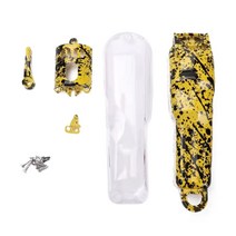 전기 헤어 클리퍼 쉘 키트 위장 이발사 상점 스타일 무선 트리머 DIY 하우징 커버 WAHL 8148 / 8591, 노란색