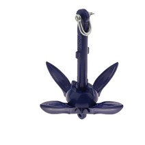 알루미늄 합금 1.5Lb 요트 보트 액세서리 접이식 포도 앵커, 한개옵션0