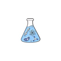 실험실 소모품 현미경 화학 분자 브로치 DNA 생물 실험 도구 금속핀 배낭 액세서리 과학자, 한개옵션1, 04 04
