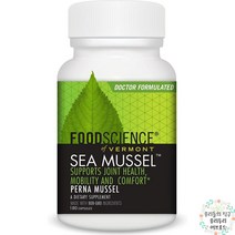 푸드사이언스 초록홍합 씨머슬 Sea Mussel 1000mg 180캡슐 2병, 뉴질랜드 초록홍합 180정 2병