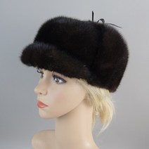 겨울용 따뜻한 모자 겨울 모피 따뜻한 방풍 모자 여성 레이펭 봄버 재킷 밍크 귀마개 검정색 스키 기병대