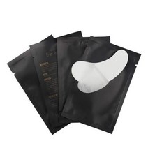 100 이중 속눈썹 연장 종이 패치 이식형 눈 스티커 컬러 아이섀도우 패드 아래 팁, 100pairs Black