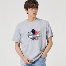 키밍 해적 해적선 배 그래픽 반팔티 레이어드