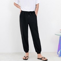남성 여름 스판 고무줄 바지 조거 팬츠 남성바지 꾸안꾸 흰티코디 40대