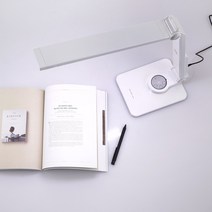 프리즘 학습용 Sunlike LED 데스크램프 LSP-5900WH 스탠드, 화이트