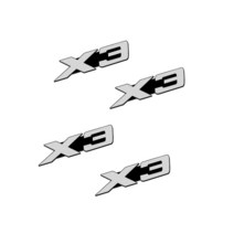 자동차 스타일링 오디오 장식 적합 BMW E87 E90 E46 E60 E70 G30 X X3 X5 X6 X7 스피커 배지 스티커 엠블럼, 11 for X3 4pcs