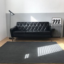 피그먼트 면러그 사계절용 거실 서재 카페트 논슬립 0.2184ea, RA 다크그레이_60x240cm