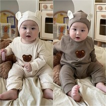 봄 베이비 베어슈트 돌전 돌후 신생아옷 아기선물