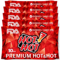 핫앤핫 따끈따끈 프리미엄 핫팩 RED, 50매