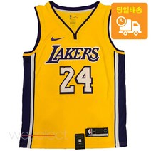 [당일배송] NBA 2017-18 LA 레이커스 no.24 코비 브라이언트 스윙맨 져지 유니폼 나시 - 아이콘 에디션