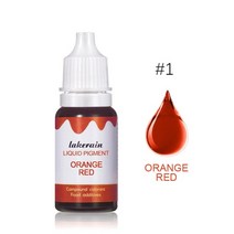 립글로즈 립틴트 립밤 립라이너 잘 지워지지 않는 착색 타투 립스틱 틴트 새로운 10ml 액체 안료 립글로스 컬러 안료 염색 제 워터 오일 더블 사용 립글로스 diy 슬라임 설탕, 1