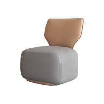 펜션 1인 소파 모텔 호텔 객실 인테리어 의자 커플 체어 심플한 디자인, I 라이트 그레이(가죽)