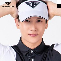 남성 골프 모자 남자 썬 캡 투톤 컬러 용품 액세서리 실외 스크린 실내 스윙 퍼팅 연습 장, free, 화이트