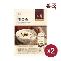 [본죽] 파우치 전복죽 200g 2팩, 단품