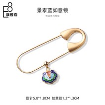 여성 보석 브로치 조디악 호랑이 브로치 여성 레트로 매트 골드 코사지 임산부 호랑이 안전 핀 액세서리