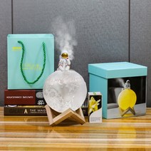 어메이징 가습기 고급 감성 선물용 우주인 LED 무드등 가습기, 우주인+고급선물상자+장미 에센셜 오일