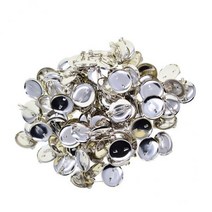 2-3pack 100 조각 브로치 빈 옷깃 핀 배지베이스 핀 백 버튼베이스 23mm