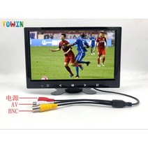 소형 가정용 액정 7 8인치 9인치 10.1인치 차량용 모니터, 9인치 AV+BNC+전원(16:9)