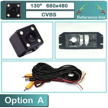 제네시스BOQUE AHD 자동차 후방 보기 후진카메라 HB20 소나타 아토스 Eon 제네시스 i10 엘리트용 도 1280, 01 A-680x480-130deg, 1개