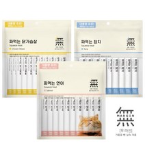 무마진 고양이 대용량 츄르간식 무마진 짜먹는 연어 닭가슴살 참치 40p 480g, 연어 40p