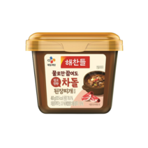 해찬들 물로만 끓여도 깊고 진한 차돌된장, 450g, 3개