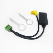 Biurlink 자동차 MMI 3G 블루투스 5.0 AUX AMI 멀티미디어 블루투스 어댑터 오디오 케이블 아우디 A4 A5 A6 Q5 Q7 S5