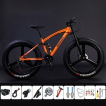 그래블 자전거 바이크 경량 콤프 산악 입문용 트렉 그래블자전거 로드싸이클자전거 매디슨스텔러2.0 로드자전거, 7 속도, 24인치, 26인치 쓰리 나이프 오렌지