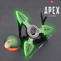 핸드스피너 스트레스해소 우울증완화 피잿스피너 피잿큐브 성인장난감 apex legends arc star game 무기 모델 감압 피젯스피너 피젯토이 fidget spinner, 빛을내는