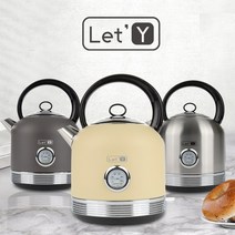 레티 레트로 무선전기주전자 2.5L 대용량 K026FT, 아이보리