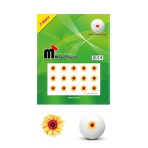 나만의 골프공구별용 전사 스티커 해바라기 비기너 공프공도장 선물용 골프대회상품 마킹
