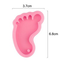 에폭시 수지 플레이어 틀 키 체인 펜던트 실리콘 폴리머 클레이 공예 보석 만들기 도구 공예품, 03