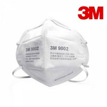 3M 2급 접이식 방진 마스크 9002, 단품