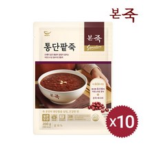 본죽 파우치 통단팥죽 200g 10팩