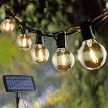 [태양열알전구] 태양광 LED 버블 라이트 휴일 스트링 방수 패어리 가든 장식 야외 Led 거리 화환 크리스마스 조명, B-Bubble Warm, 7M 50LEDS