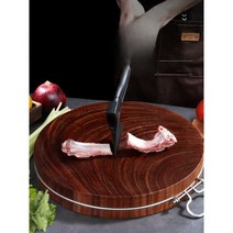 나무도마 원형 업소용 육도마 주방 식당용 족발 수제