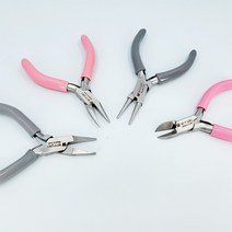 미유키 미니 플라이어 비즈공구 평집게 둥근코평집게 구자말이집게 니퍼 DIY, 둥근코평집게회색