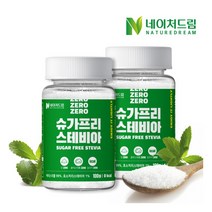 네이처드림 설탕대체 슈가프리 스테비아 100g 2병 / 에리스리톨