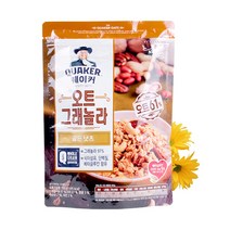 롯데제과 퀘이커 오트 그래놀라 시리얼 골든넛츠, 350g x 1개, 350g, 1개