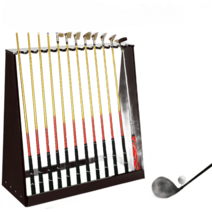 골프장 진열대 거치대 보관함 골프채 골프용품 스크린, B