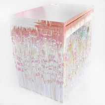 홈파티 수술 장식 오로라 커튼 테이블보 브라이덜샤워 깜짝이벤트 아이 선물