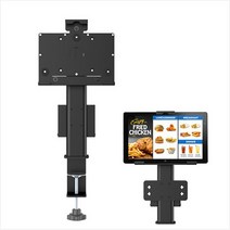 EZ ORDER-2 CLAMP 키오스크 태블릿 거치대 클램프형, 기본+CARD HOLDER_블랙, 본상품선택