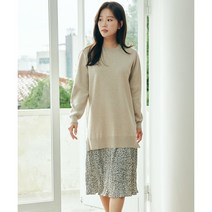 [더블유피비지] 레이어드 호피 롱 원피스_PDFSK006M