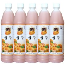 청솔 살구 음료베이스 835ml / 과일원액, 5개