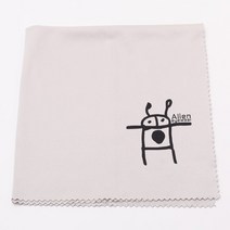 에일리언 그레이 대형 30cm 정사각 극세사 안경수건 렌즈닦이