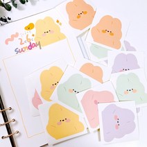 러브래빗 모조지 스티커 15매 - 칼선스티커