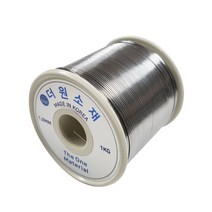 더원소재 0.8mm~2.0mm 솔더와이어 유연실납 1kg, RS60-1.0mm