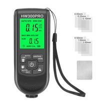 GHSHOP 자동차용 코팅 두께 측정기 전문 디지털 디스플레이, 검은색, 12.2cmx5cmx2.2cm, ABS