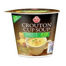 오뚜기 크루통 컵스프 콘크림, 27g, 16개